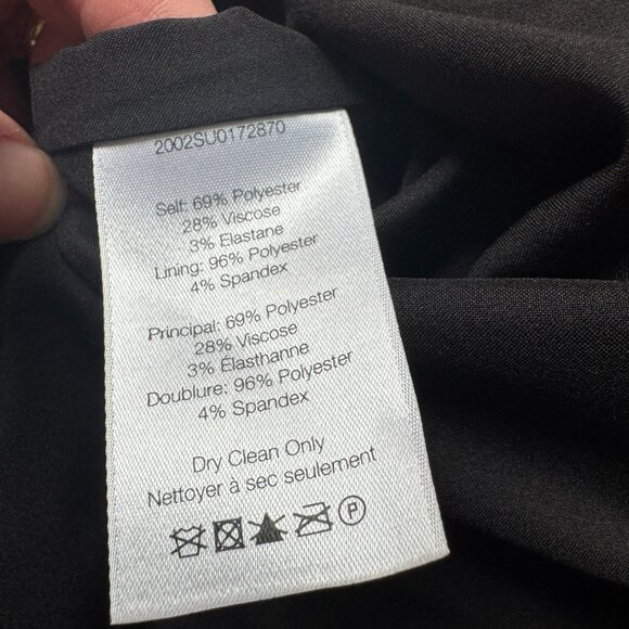 Veronica Beard Black Geoff Puff Shoulder Midi Dress Size 2 Made in USA MSRP $595 - Picture 9 of 13